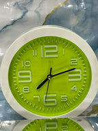 Modern Desk Alarm Clock with Luminous Green Dial & Silent Movement
