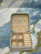 Portable Mini Travel Jewellery Box with Zipper