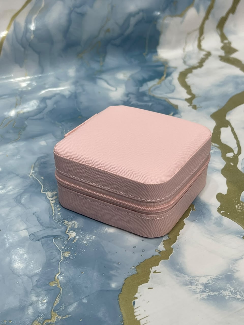 Portable Mini Jewellery Box Travel Organizer Case Storage Container for Rings Earrings Necklace Storage Display