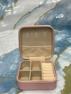 Portable Mini Travel Jewellery Box with Zipper