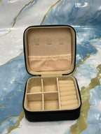 Portable Mini Travel Jewellery Box with Zipper