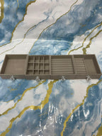 Multi-Functional Acrylic Jewellery Box with Side Necklace Hangers
