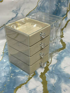 Multi-Functional Acrylic Jewellery Box with Side Necklace Hangers