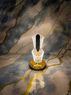 Rechargeable Crystal Flower LED Touch Lamp (3 Lighting Modes)
