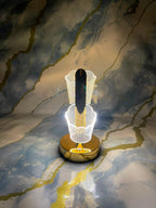 Rechargeable Crystal Flower LED Touch Lamp (3 Lighting Modes)
