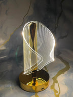 Rechargeable Crystal Wave LED Touch Lamp (3 Lighting Modes)