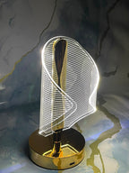 Rechargeable Crystal Wave LED Touch Lamp (3 Lighting Modes)