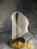 Rechargeable Crystal Wave LED Touch Lamp (3 Lighting Modes)