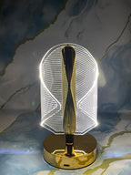 Rechargeable Crystal Wave LED Touch Lamp (3 Lighting Modes)