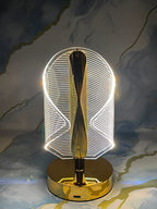 Rechargeable Crystal Wave LED Touch Lamp (3 Lighting Modes)