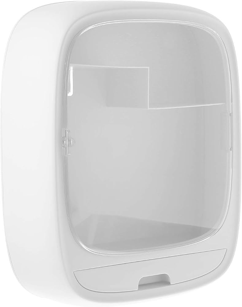Wall-Mounted Cosmetic Organizer – Dustproof Makeup & Skincare Storage