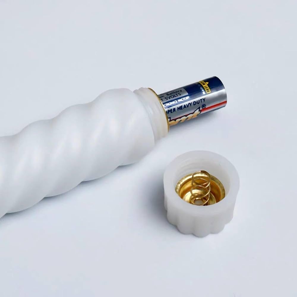 Spiral Flameless LED Taper Candles (Set of 2)